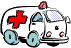 ambulance with flashing light